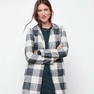 Vero Moda Black and White Checkered Blazer